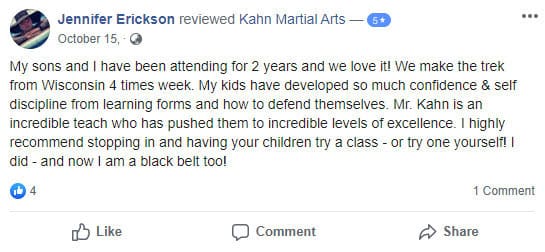 Kid 1, Kahn Martial Arts